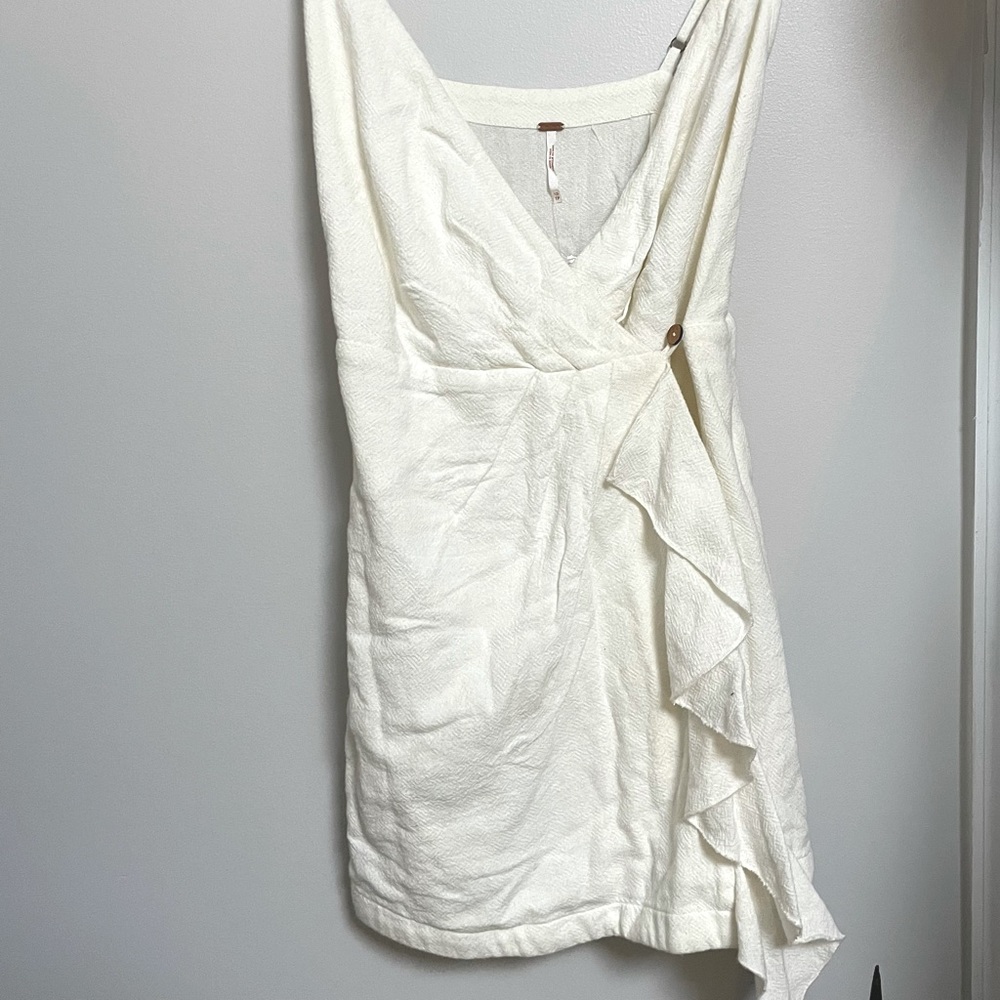NWT • Free People • Ivory Wrap Dress
